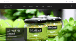 Desktop Screenshot of lifesgoodcurrypastes.com